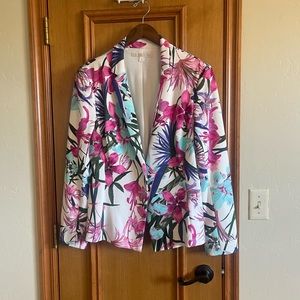 Boston Proper Tropical Blazer Women’s Size 16